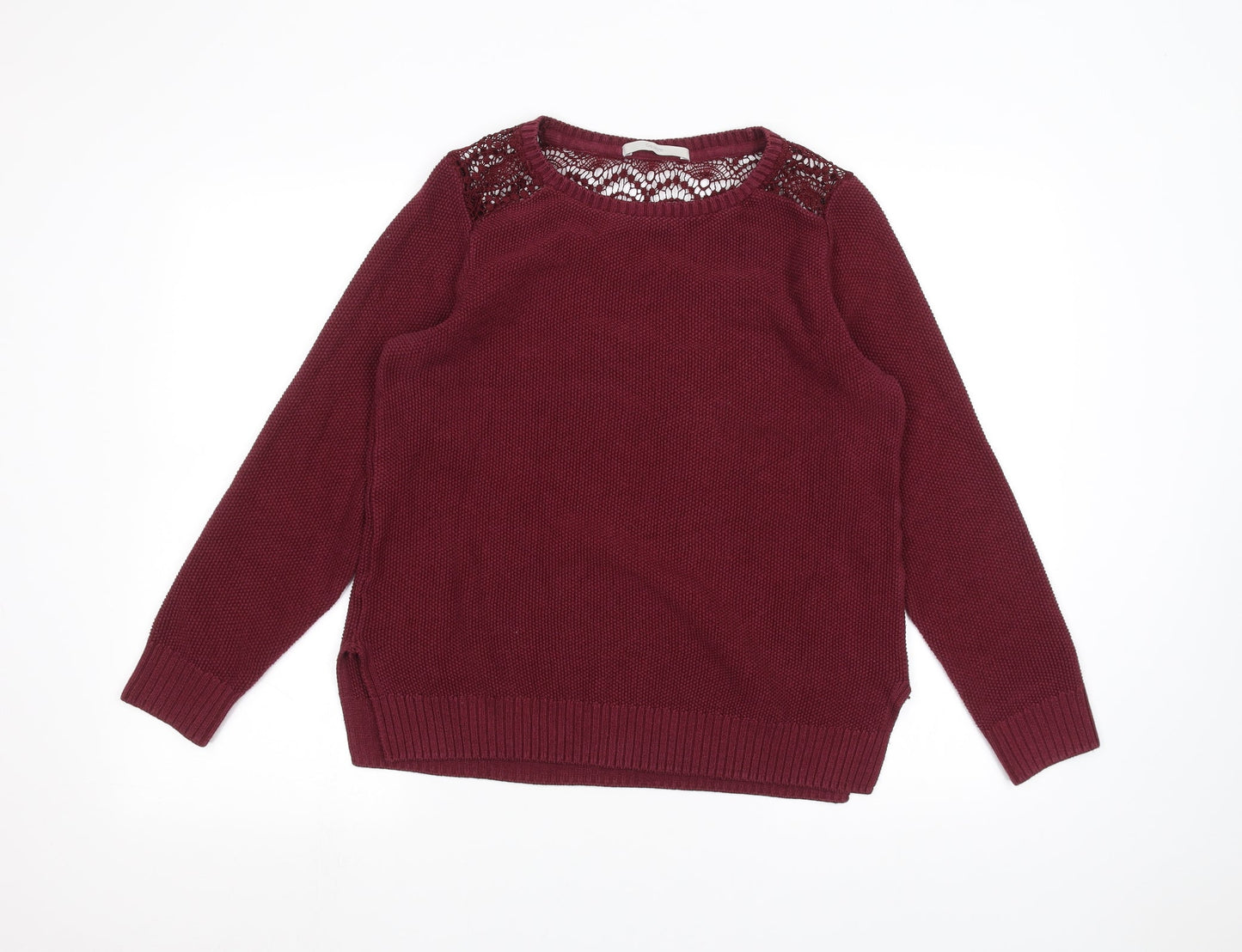 George Womens Red   Pullover Jumper Size 14