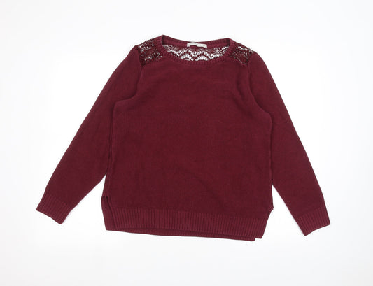 George Womens Red   Pullover Jumper Size 14