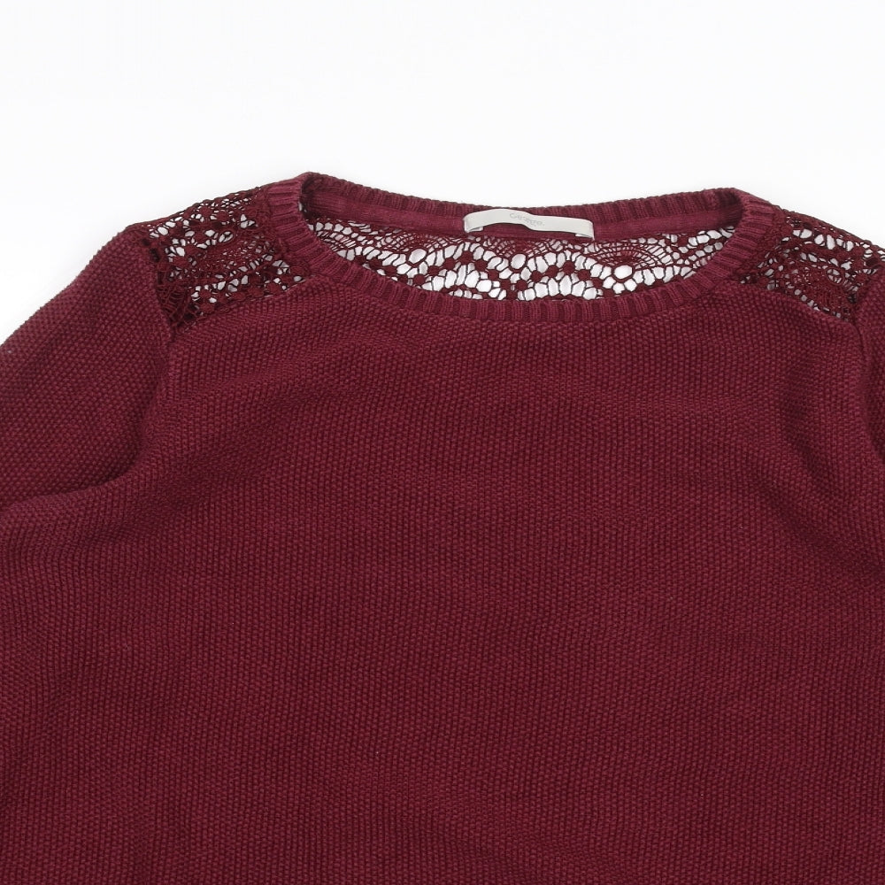 George Womens Red   Pullover Jumper Size 14