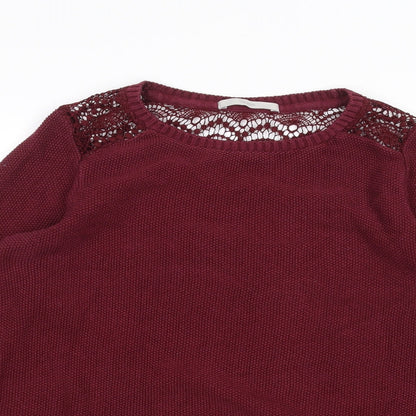 George Womens Red   Pullover Jumper Size 14