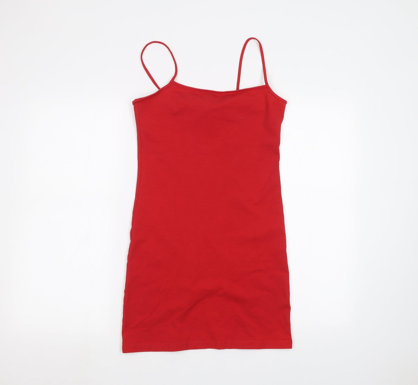 Womens UK Size M H&M Red Basic Blouse