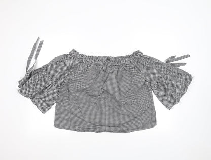 George Mens Black    T-Shirt Size 14