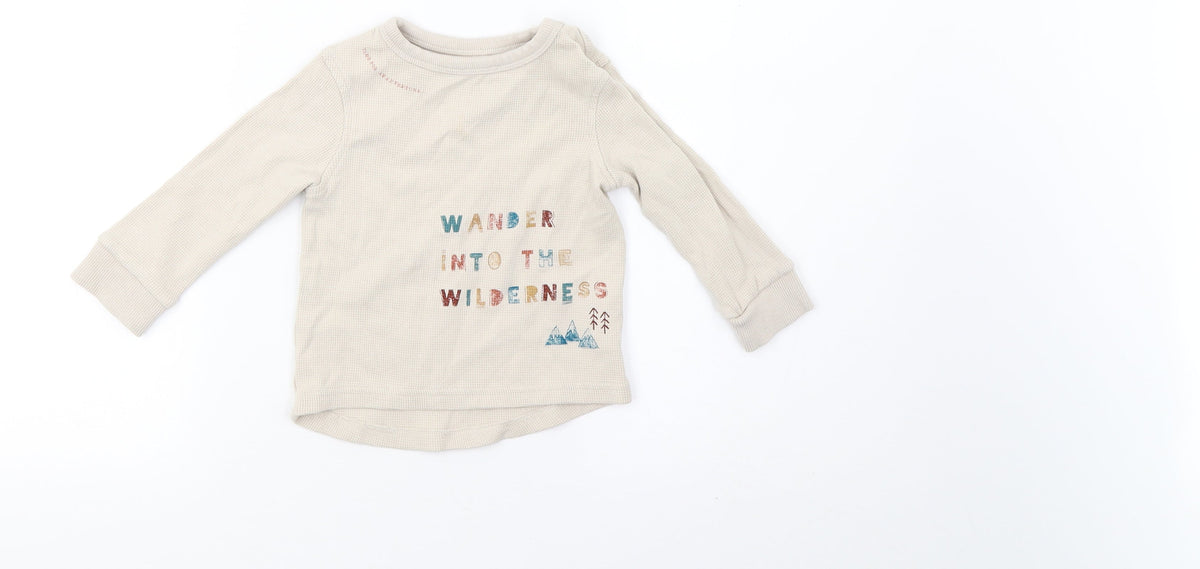 George Baby Beige   Pullover Jumper Size 24 Months