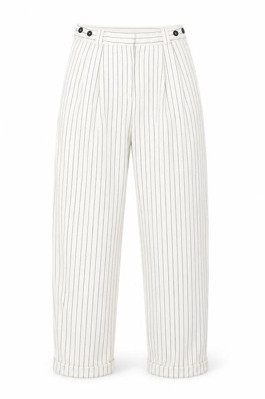 Womens UK Size 6 Topshop Regular Fit  White Trousers