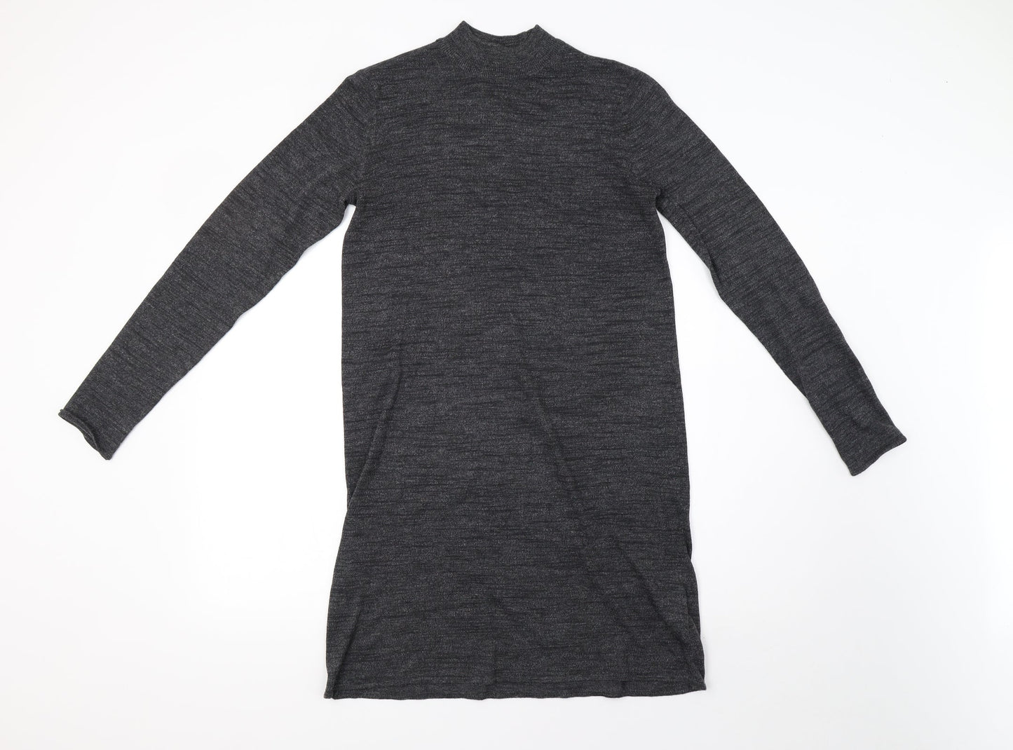 H&M Womens Grey  Knit A-Line  Size M