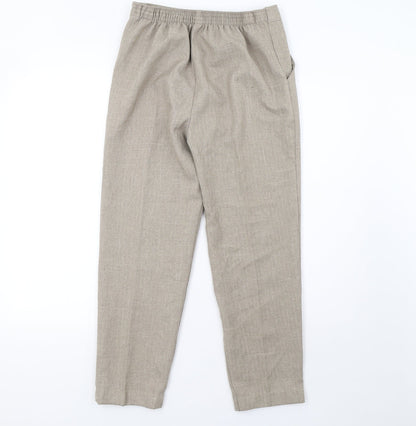 Womens UK Size 10 emma collection Regular Fit  Beige Trousers
