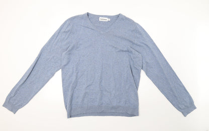 Topman Mens Blue  Knit Pullover Sweatshirt Size XL  - 44inch