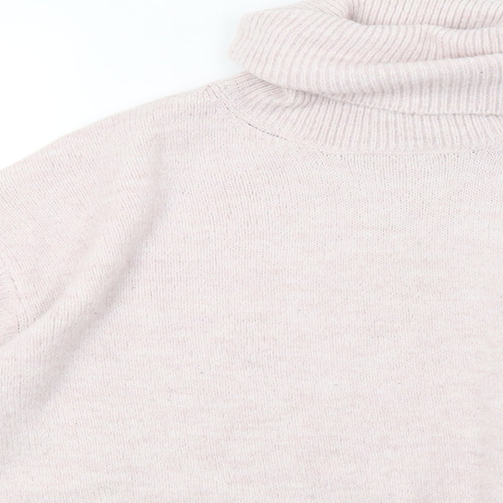 New Look Womens Pink  Knit Pullover Sweatshirt Size M