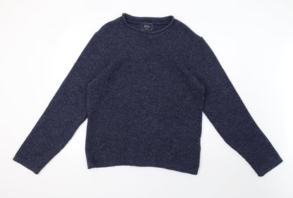 Mens UK Size L John Lewis Blue Pullover Sweatshirt