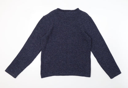 Mens UK Size L John Lewis Blue Pullover Sweatshirt