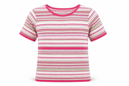 Womens UK Size 12 Daxon Pink Basic T-Shirt