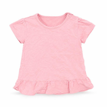TU Girls Pink   Basic T-Shirt Size 12 Months