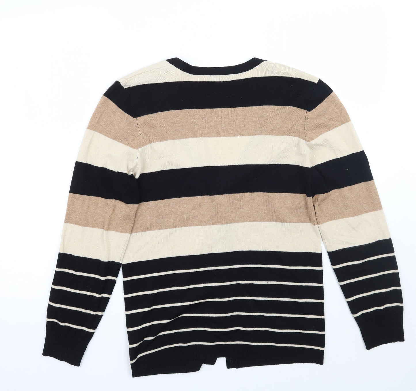Womens UK Size S BM Brown Cardigan Jumper