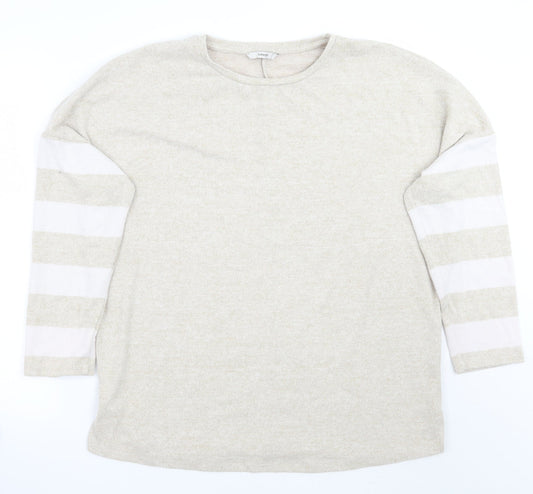 George Womens Beige   Pullover Jumper Size L