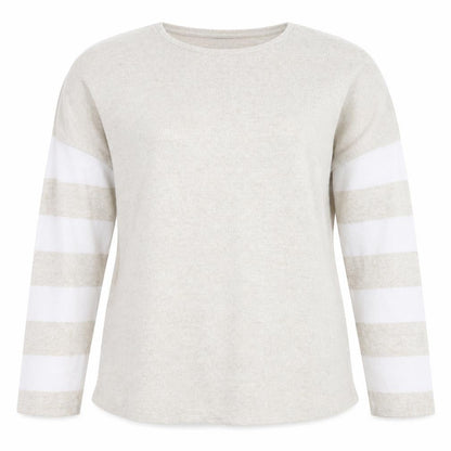 Womens UK Size L George Beige Pullover Jumper