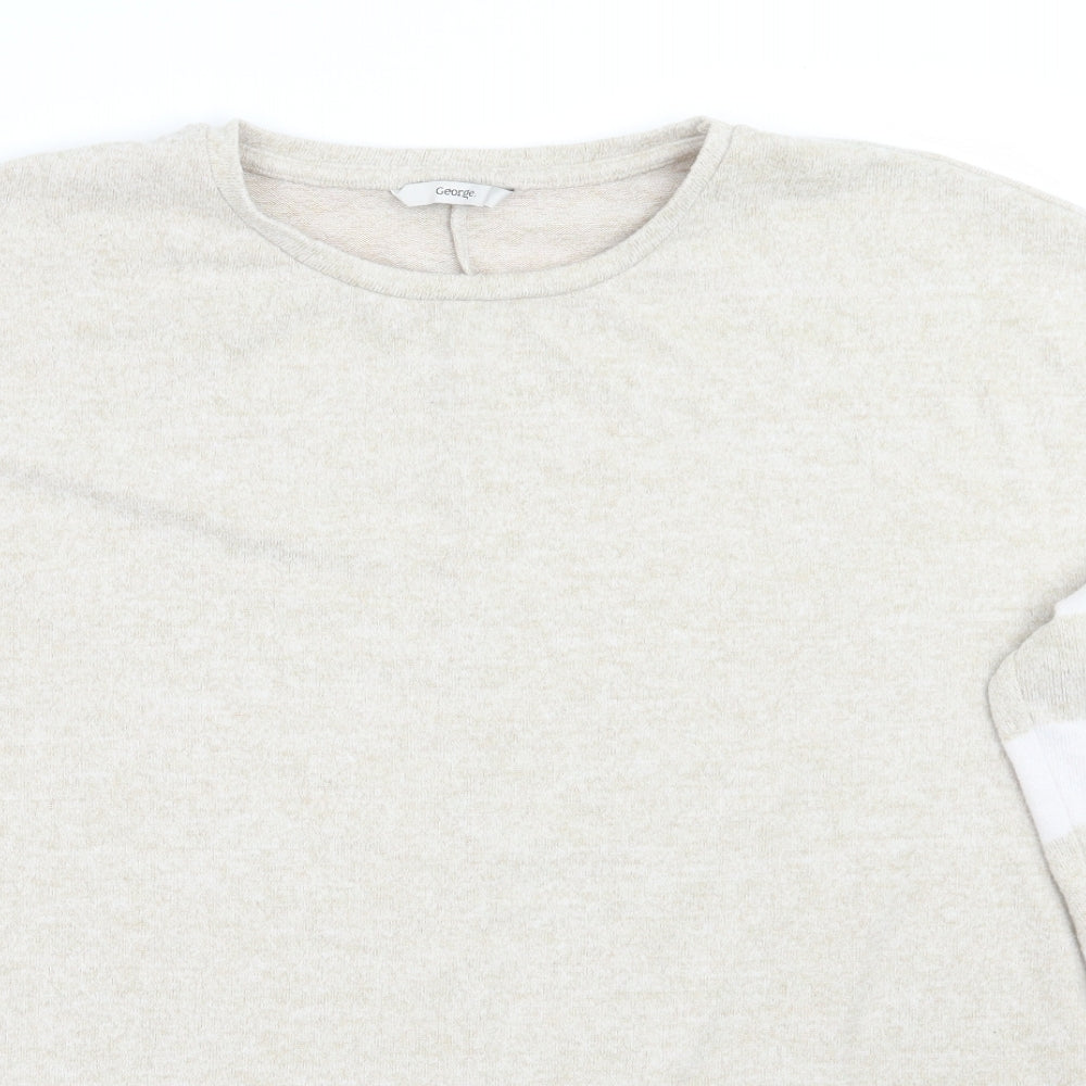 George Womens Beige   Pullover Jumper Size L