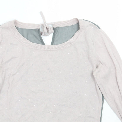 Womens UK Size 8 NEXT Pink Pullover Jumper