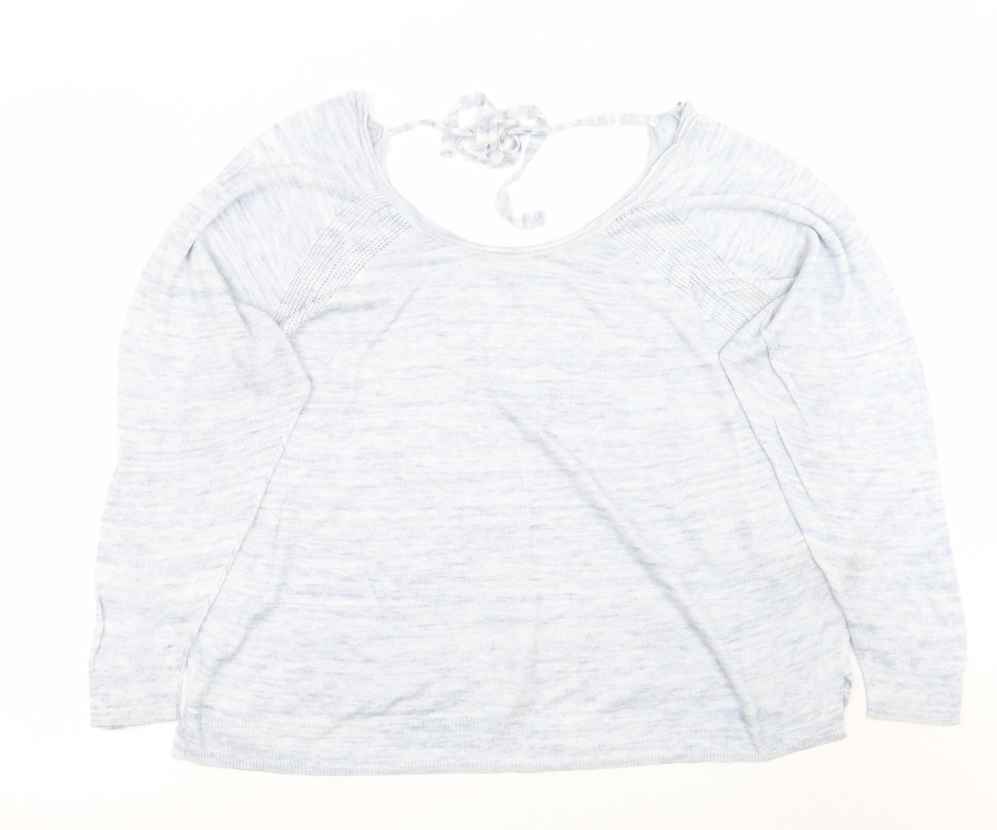 Womens UK Size 18 Marks and Spencer Blue Pullover Jumper