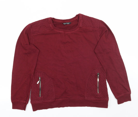 Womens UK Size 10 Select Red Pullover Jumper