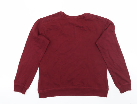 Womens UK Size 10 Select Red Pullover Jumper