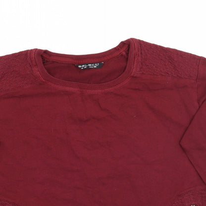 Womens UK Size 10 Select Red Pullover Jumper