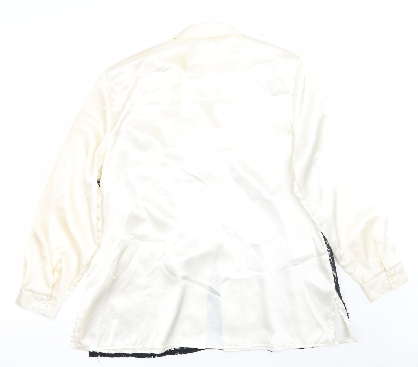Womens UK Size 20 Design essentials Ivory Basic Button-Up