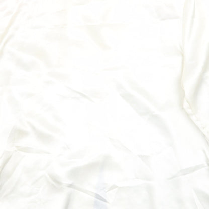 Womens UK Size 20 Design essentials Ivory Basic Button-Up