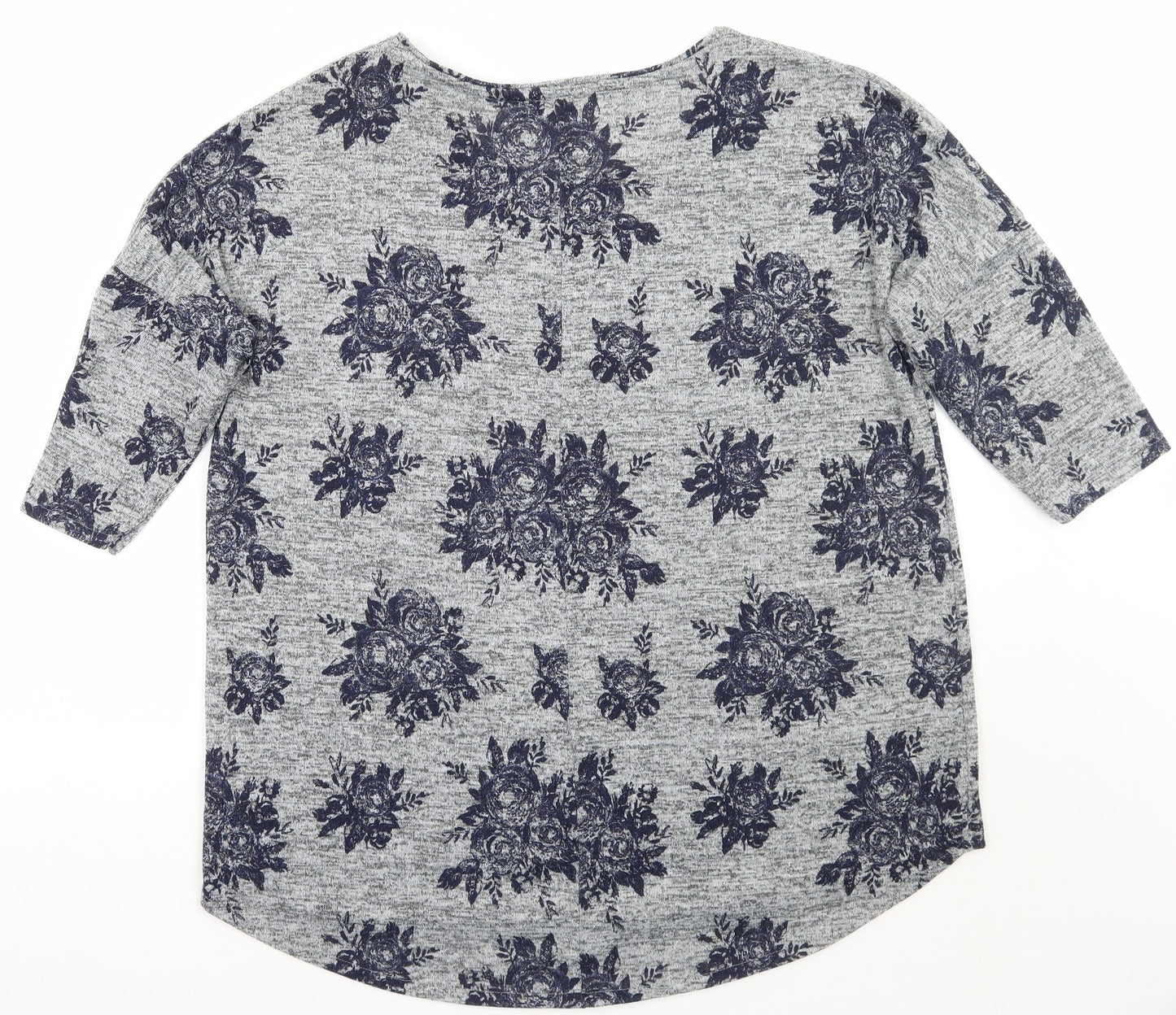Womens UK Size 12 Papaya Grey Pullover Jumper