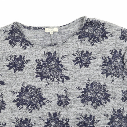 Womens UK Size 12 Papaya Grey Pullover Jumper