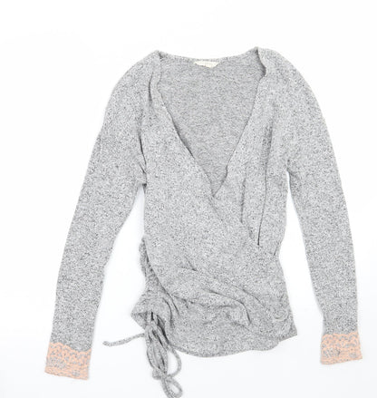 Womens UK Size 6 NEXT Grey Pullover Jumper