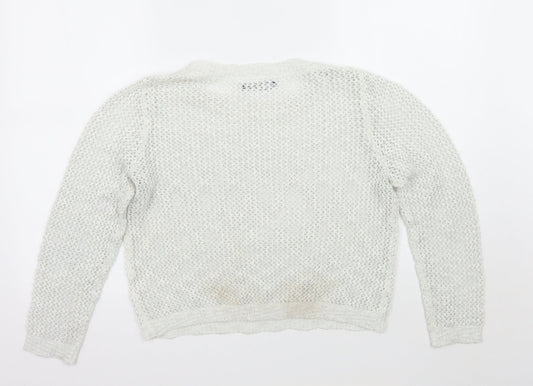 Primark Womens Grey   Pullover Jumper Size 12