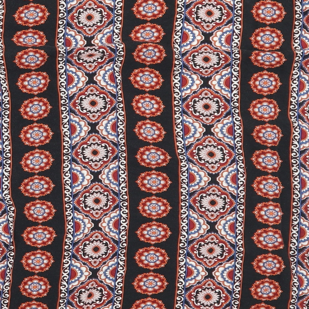 Primark Womens Black Geometric  Cardigan Jumper Size S