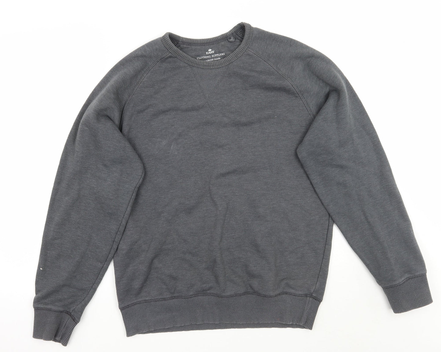 Womens UK Size M Easy Grey Pullover Jumper