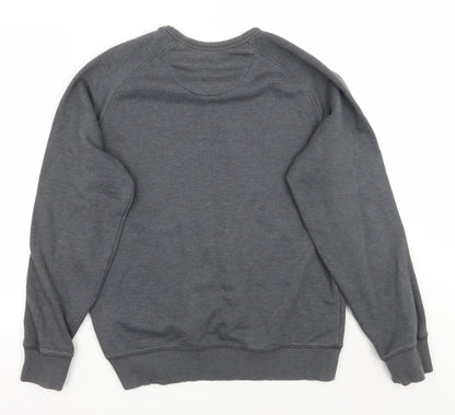 Womens UK Size M Easy Grey Pullover Jumper