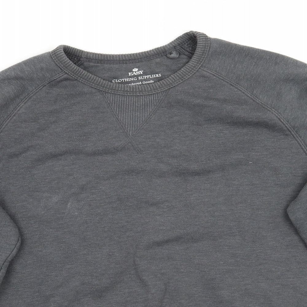 Womens UK Size M Easy Grey Pullover Jumper