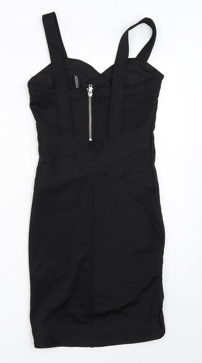 H&M Womens Black   Bodycon  Size 34
