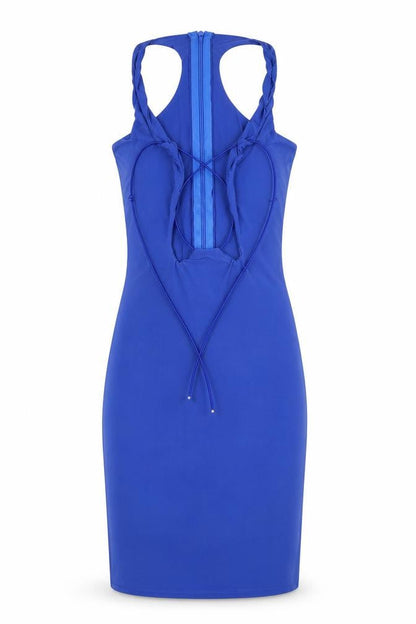 Femme Luxe Womens Blue   Bodycon  Size 6