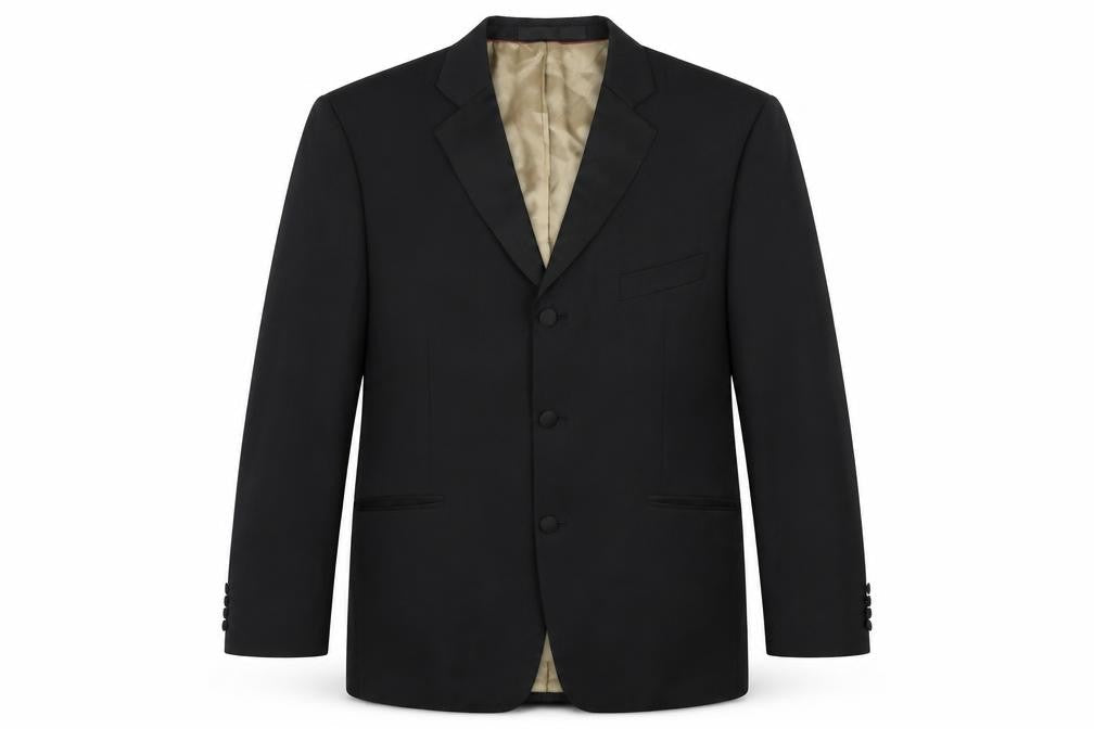 Mens UK Size 42 Preworn Regular Black Suit Jacket