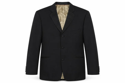 Mens UK Size 42 Preworn Regular Black Suit Jacket