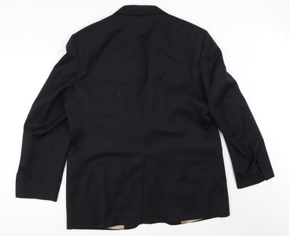 Mens UK Size 42 Preworn Regular Black Suit Jacket