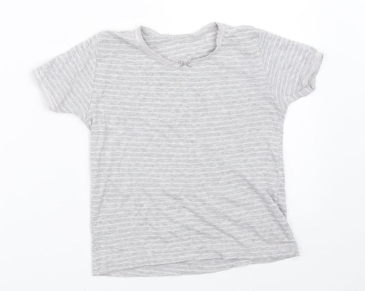 Primark Girls Grey   Basic T-Shirt Size 5-6 Years