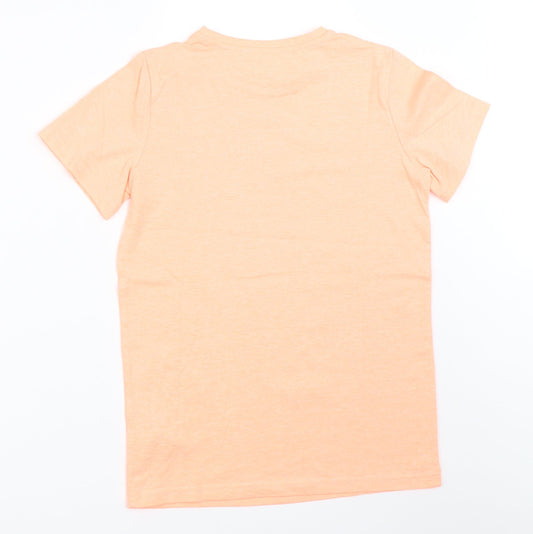 TU Boys Orange   Basic T-Shirt Size 11 Years