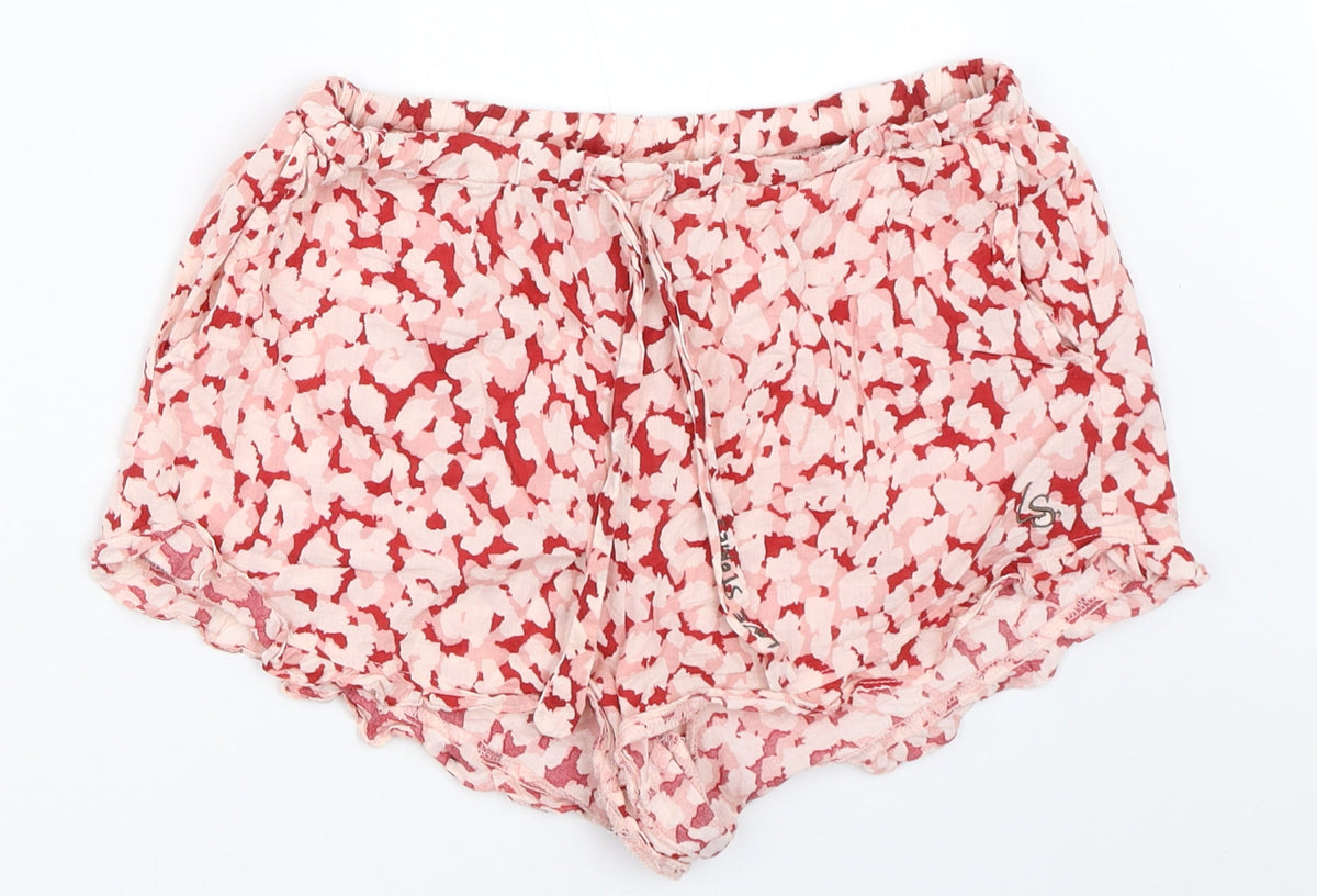 H&M Womens Pink Solid  Top Pyjama Pants Size XS  - pyjama shorts