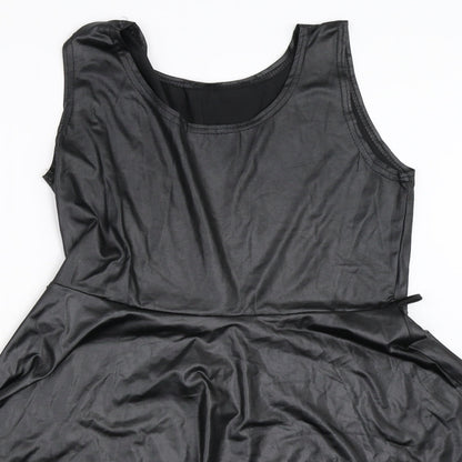 Preworn Womens Black   Skater Dress  Size S