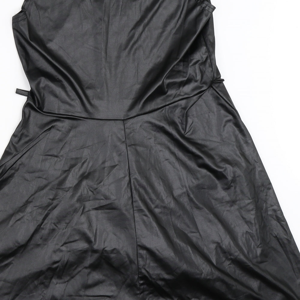 Preworn Womens Black   Skater Dress  Size S