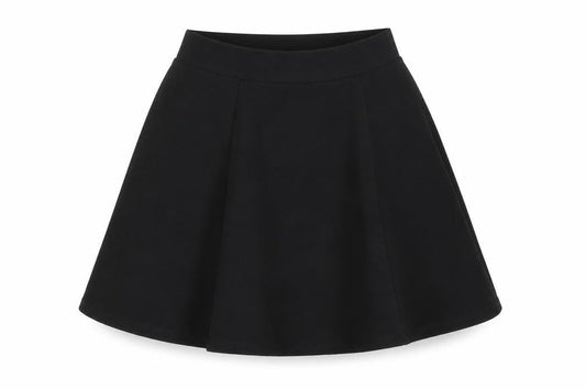 George Girls Black   Skater Skirt Size 7-8 Years