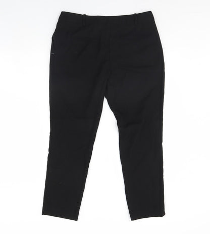 Womens UK Size 12 NEXT Regular Fit Dress Pants Black Trousers