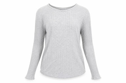 Womens UK Size 14 Topshop Grey Basic Blouse
