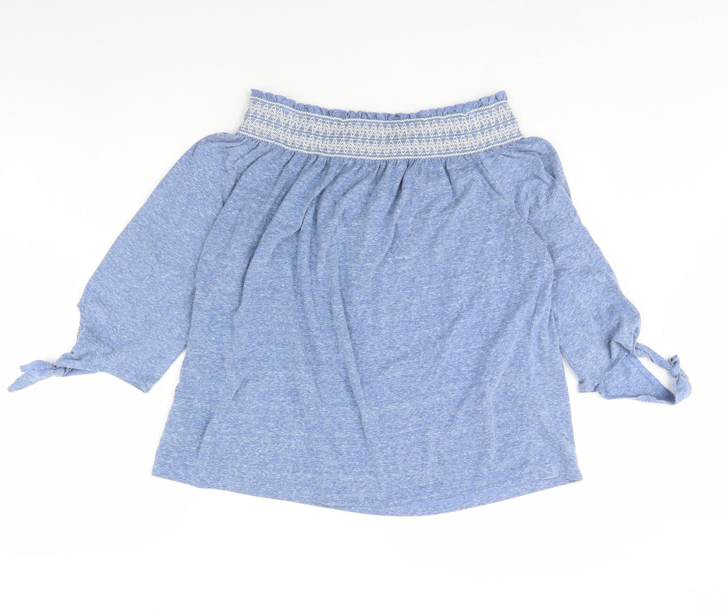 Womens UK Size 12 NEXT Blue Basic Blouse