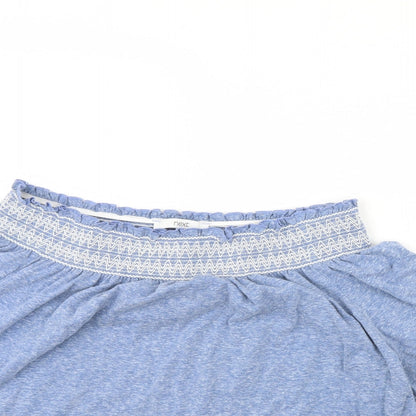 Womens UK Size 12 NEXT Blue Basic Blouse